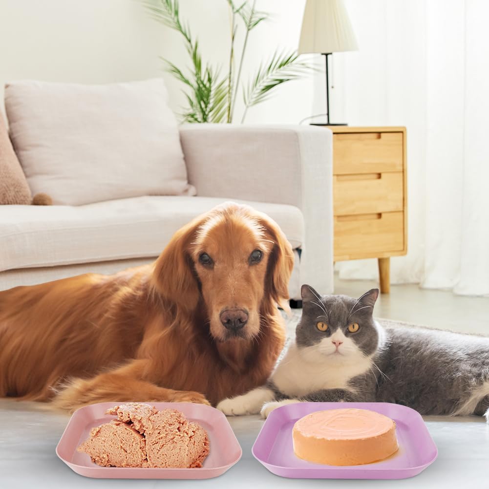 Thumbnail 6 de Alaoo 10 pcs Plastic Cat Food Bowls 14.5cm
