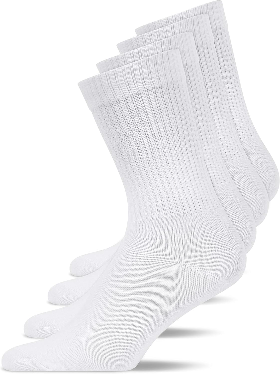 Detalle de Snocks Tennissocken für Herren & Damen (Bio-Baumwolle) im 4er-Pack, Gr. 35–50