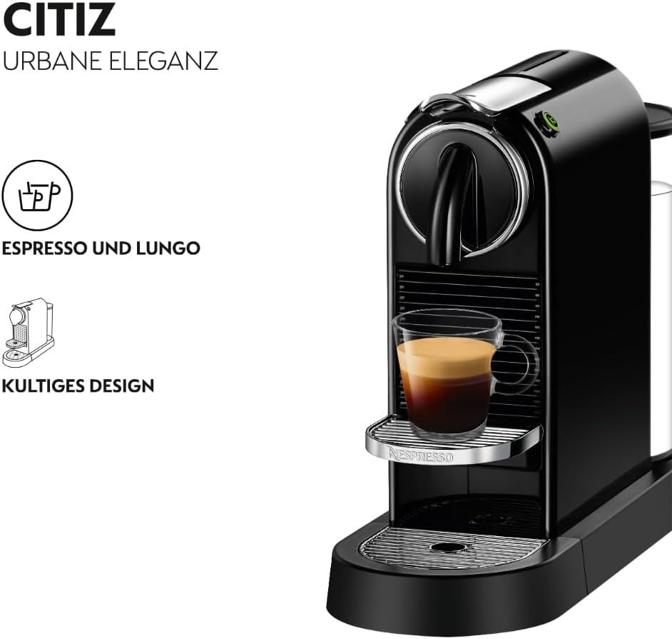 Thumbnail 2 de De Longhi CitiZ EN 167.B Kaffeemaschine 19 bar