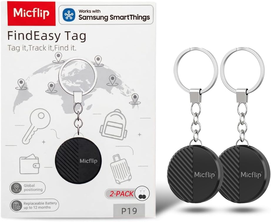 Samsung SmartTag 2 Pack (2025) – Bluetooth Tracker for Keys, Wallet & More