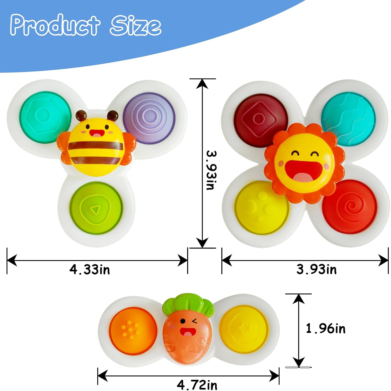 Thumbnail 4 de Yumuwind suction spinner toys for babies 1+