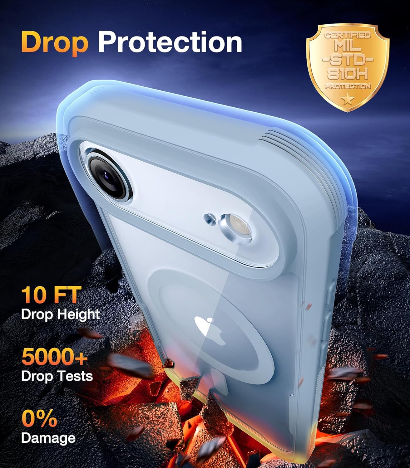 Thumbnail 2 de Diaclara Magnetic for iPhone Air Case 6.5-Inch: Full-Body Protection with Built-In Screen Protector