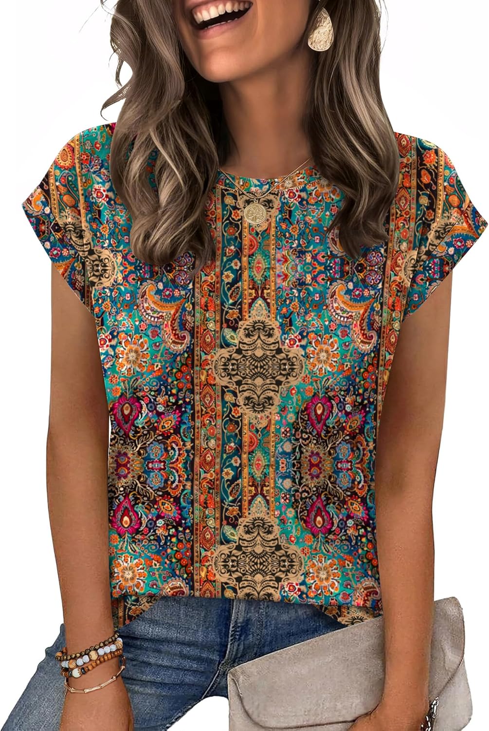Thumbnail 6 de Zeagoo Women's Summer Casual Cap Sleeve Tops: Versatile, Year-Round Layering