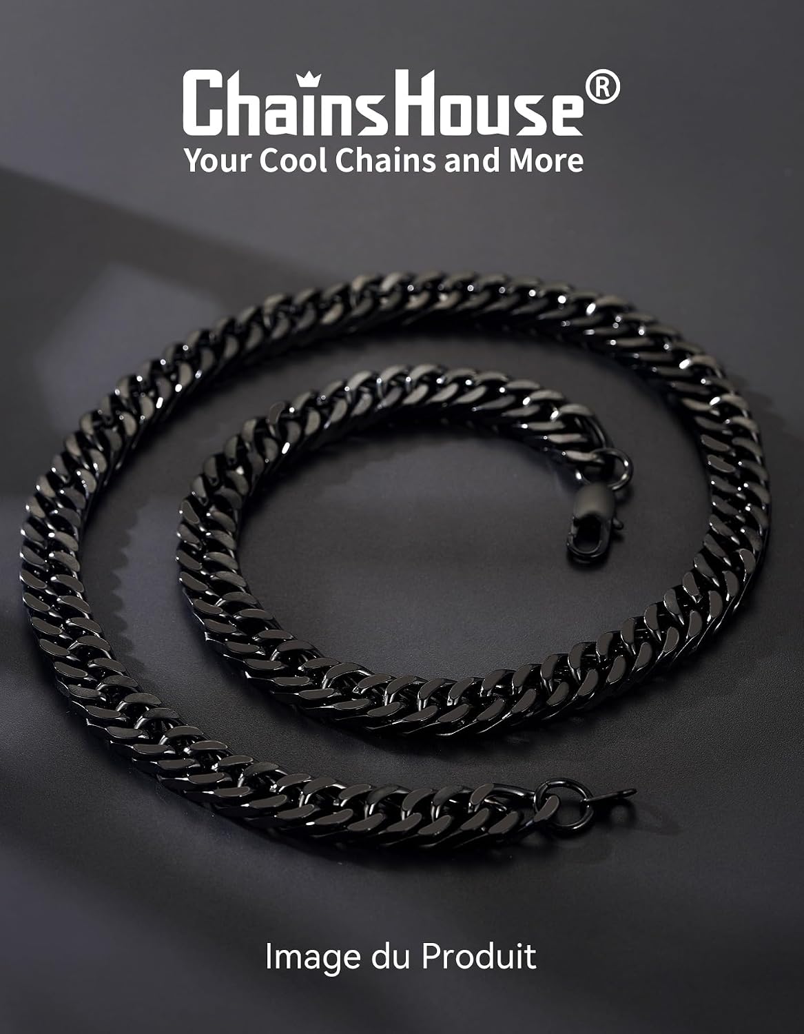 Detalle 2 de ChainsHouse Chaine Collier Homme 10mm