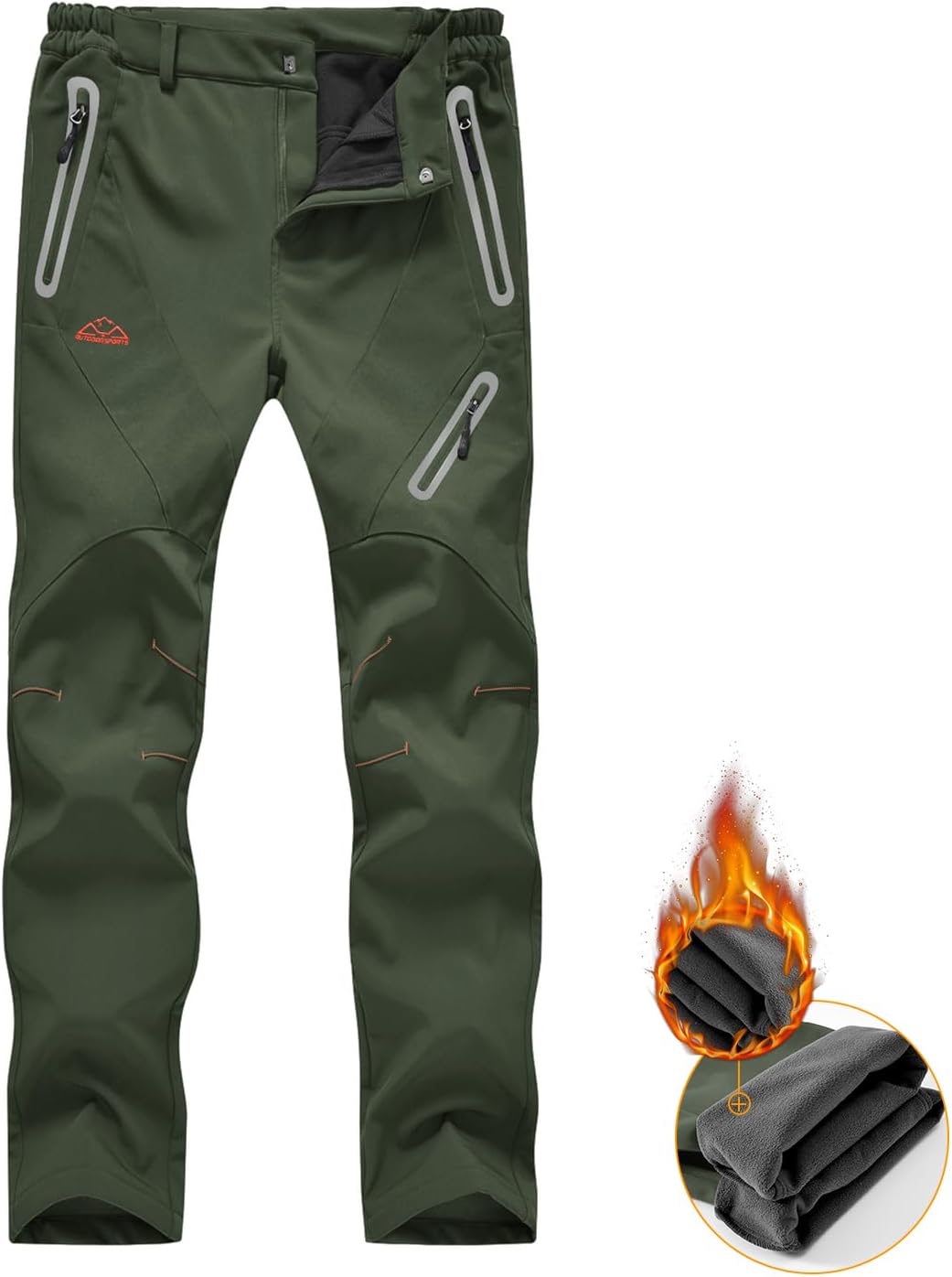 Thumbnail 4 de donhobo Womens Walking Waterproof Trousers Thermal fleece lined trousers for winter