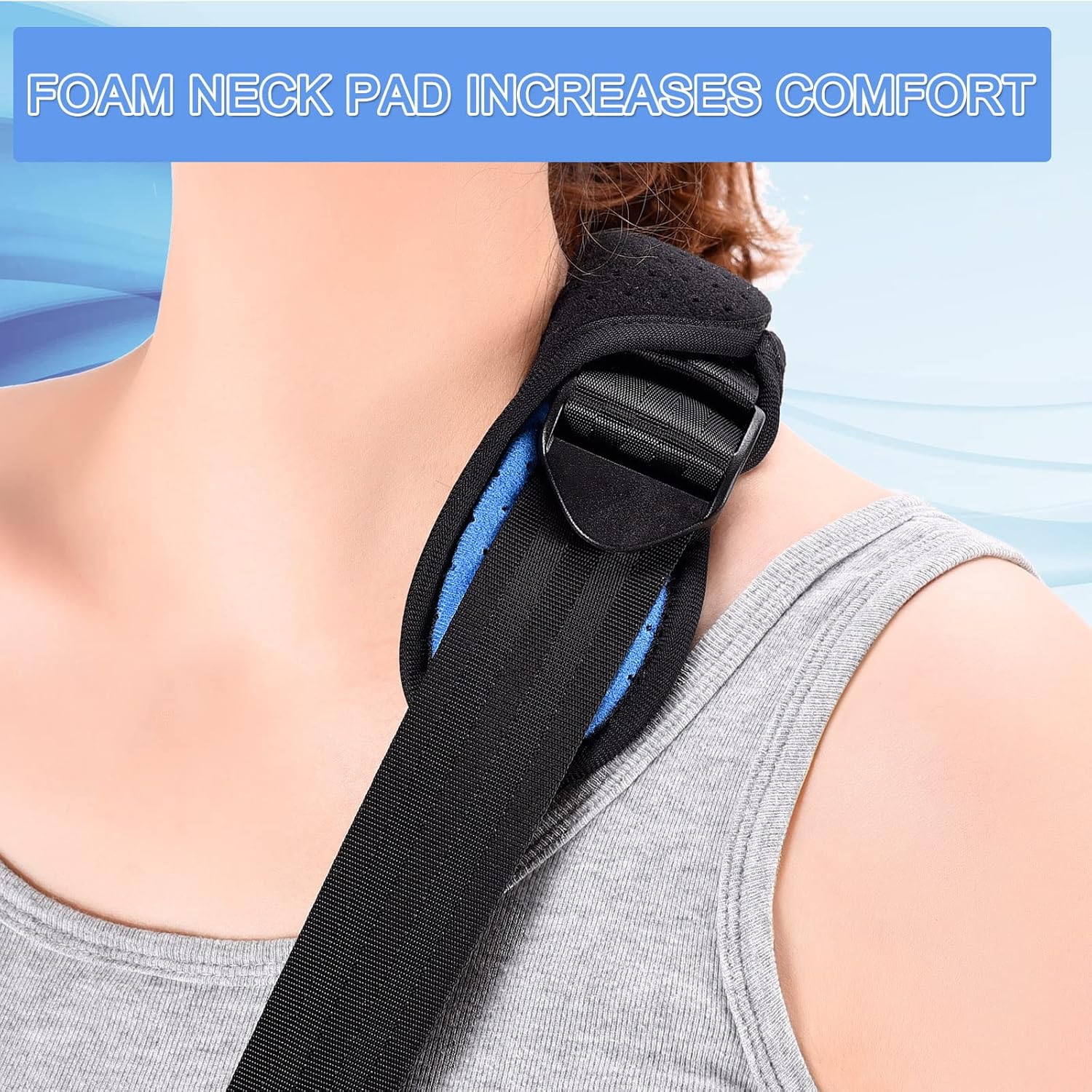 Thumbnail 1 de Fasola Universal Arm Sling (Shoulder Immobiliser) with Foam Neck Pad and Adjustable Strap – L