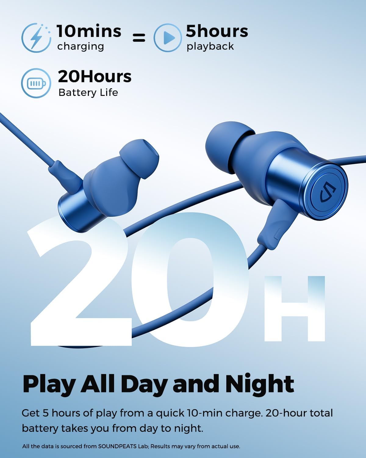 Thumbnail 3 de SoundPEATS Q40 HD Neckband: Hi-Res LDAC Wireless Earphones for Active Lifestyles