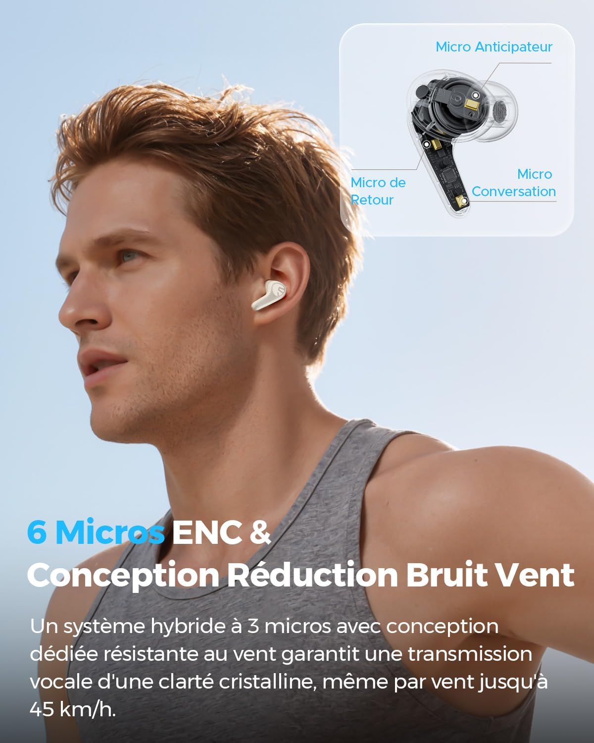 Thumbnail 6 de SoundPEATS C30 : écouteurs Bluetooth sans fil avec ANC hybride jusqu’à -52 dB, LDAC et autonomie 52 h