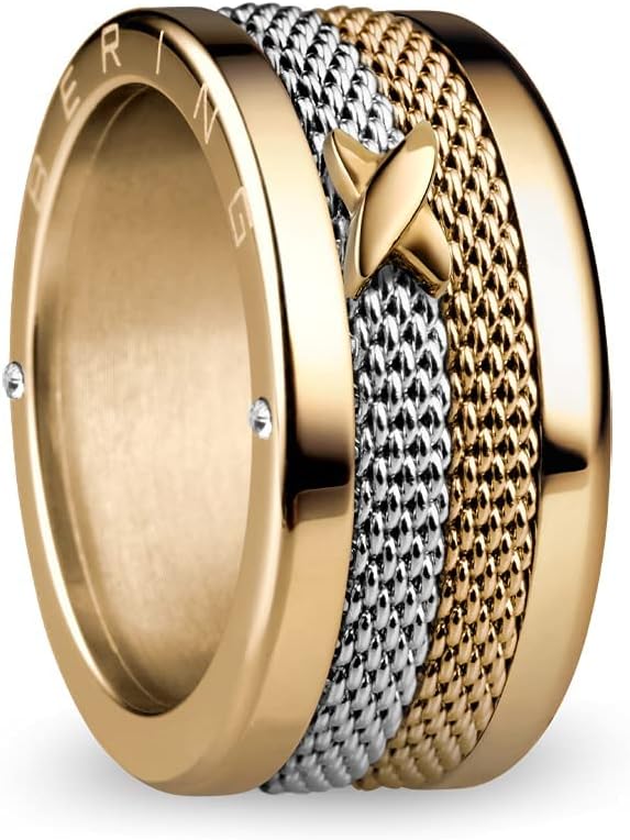 Thumbnail 3 de BERING ensemble de Bagues Échangeables pour Femme en Argent et Or – Twist & Change