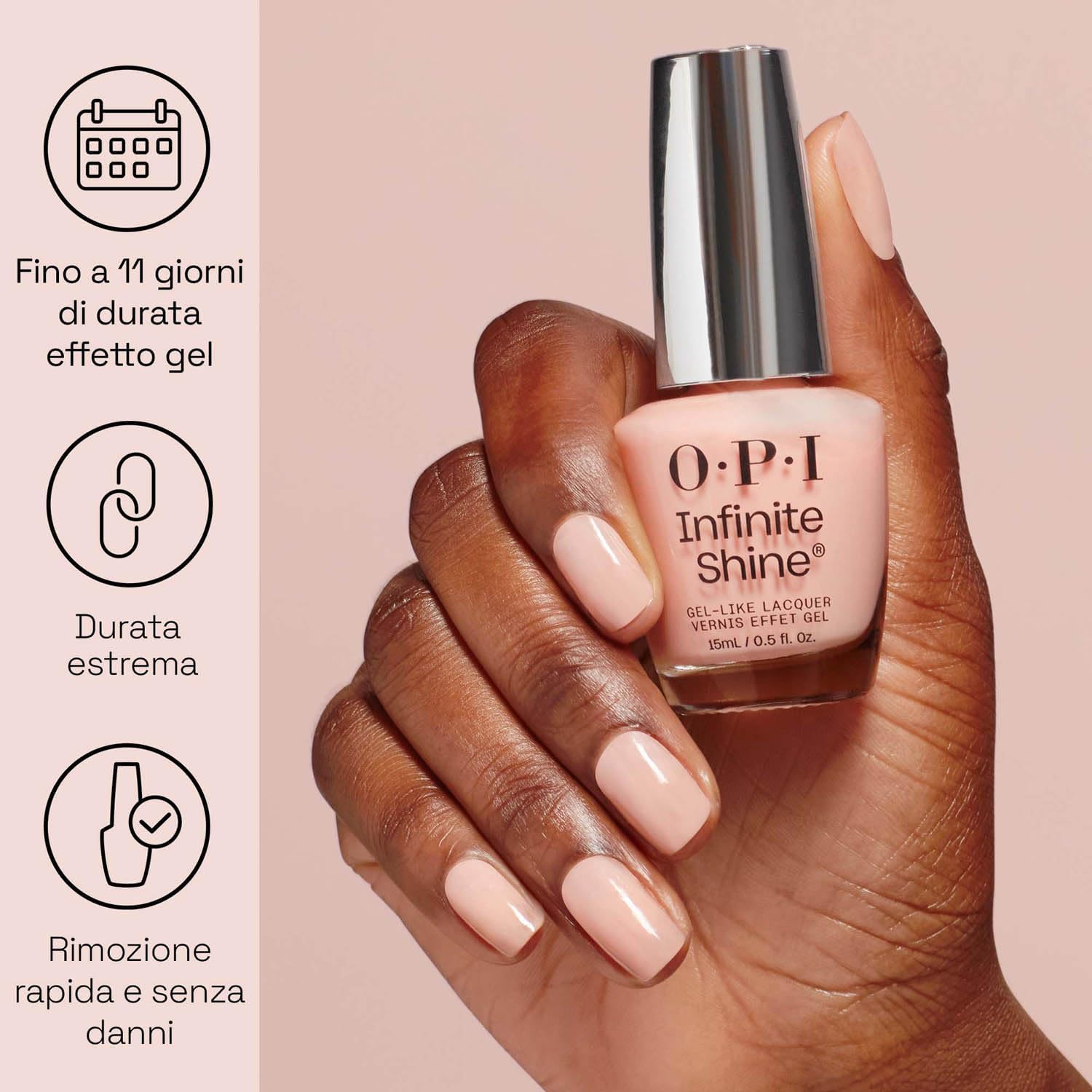 Thumbnail 4 de OPI Infinite Shine “Good Enough to Treat” smalto effetto gel senza lampada UV, 15 ml