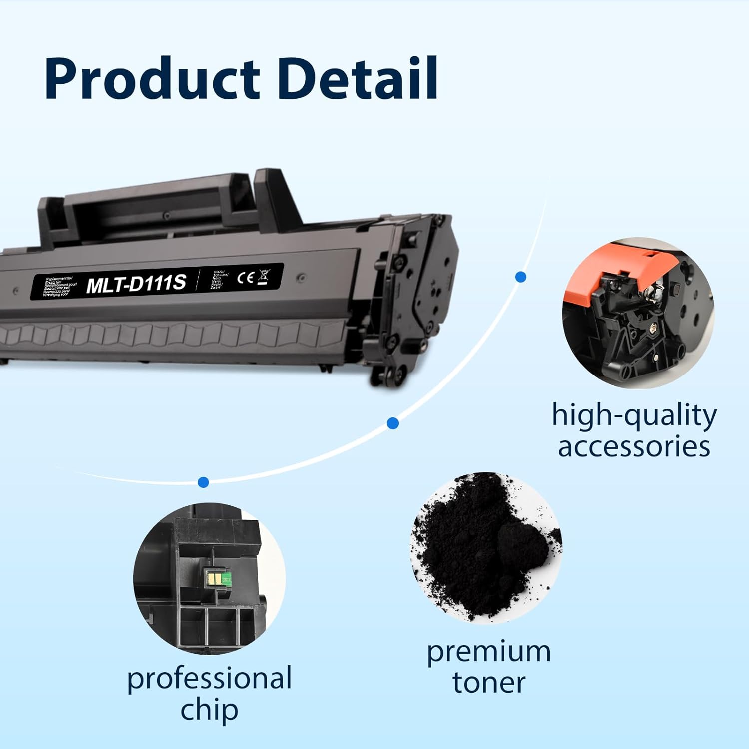 Thumbnail 4 de Toner myCartridge MLT-D111S compatible pour Samsung Xpress M2070 (2 noirs)