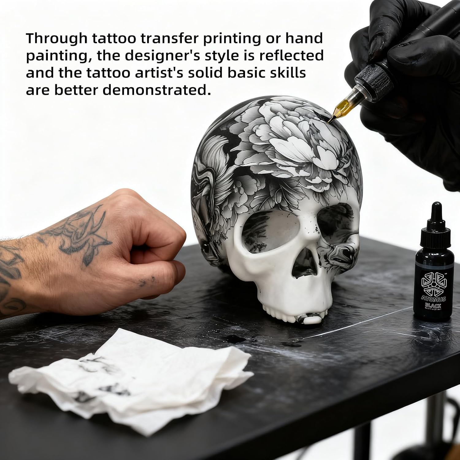 Thumbnail 6 de ATOMUS Tattoo Practice Head, 3 mm