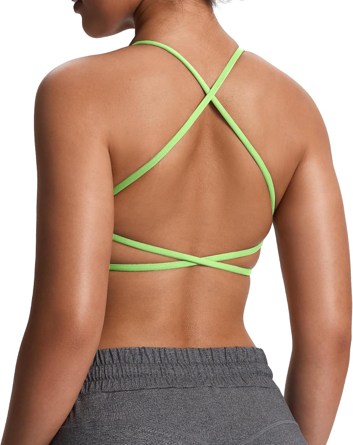 Imagen de Aoxjox Women's Trinity Ivy Low Impact Sports Bra: Comfortable, Versatile Yoga Crop Tank en OfertitasTOP