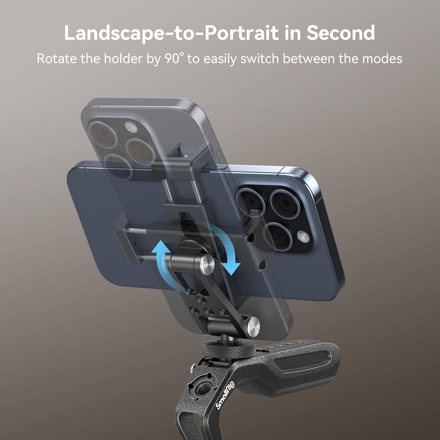 Thumbnail 3 de SMALLRIG 4382 universal phone support with cold shoe mount