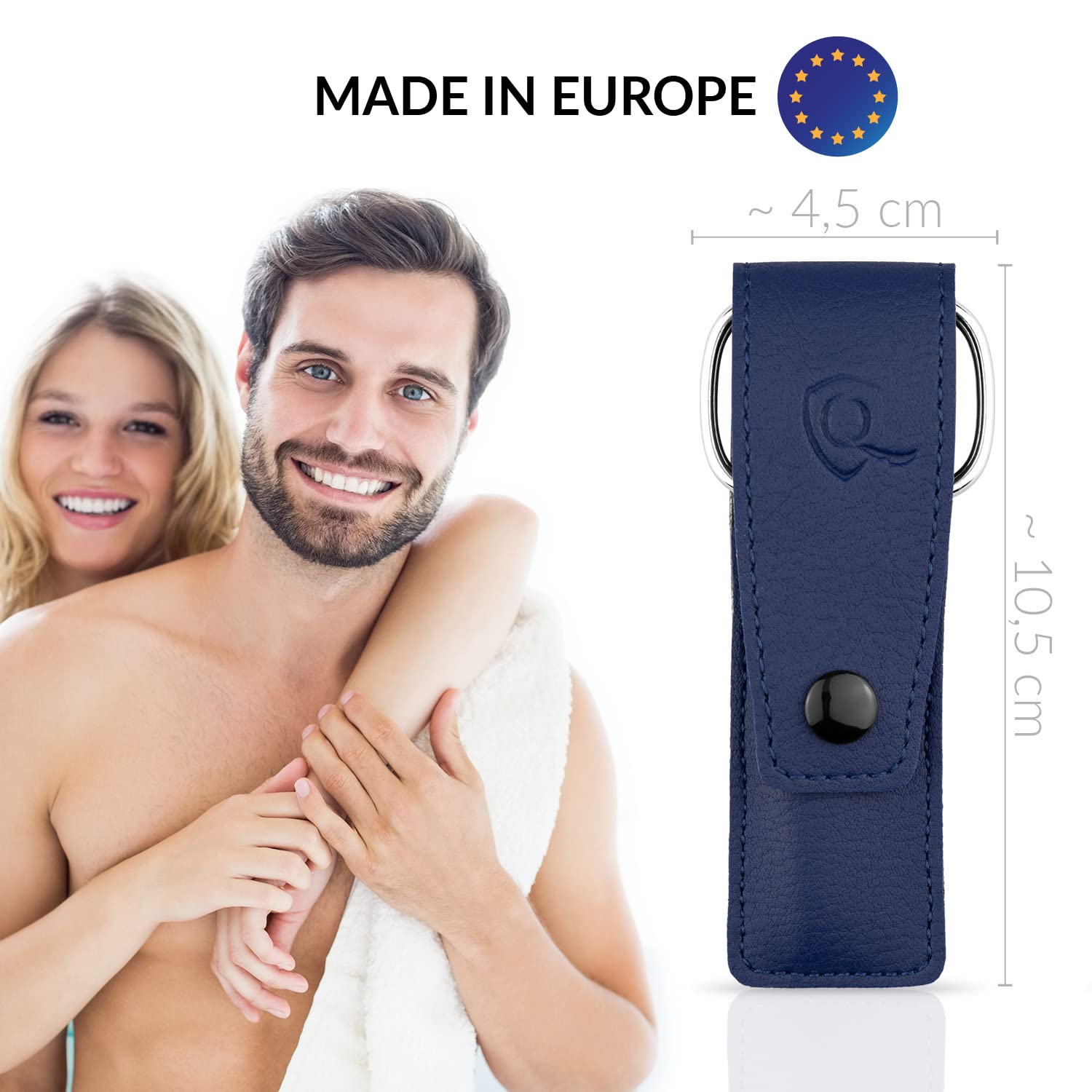 Detalle 2 de marQus Nagelschere- & Pinzetten-Set (3-teilig) mit Feile aus Solingen – blau