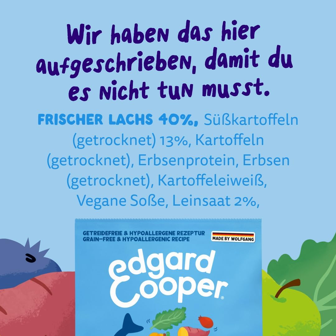 Thumbnail 6 de Edgard & Cooper Hundefutter trocken Medium Adult mit frischem Lachs, 7 kg – hypoallergene Rezeptur ohne Fischmehl