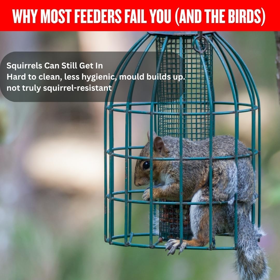 Detalle de Squirrel proof bird feeders | STOPS-RAT, PIGEON, SQUIRREL by PROVIDE