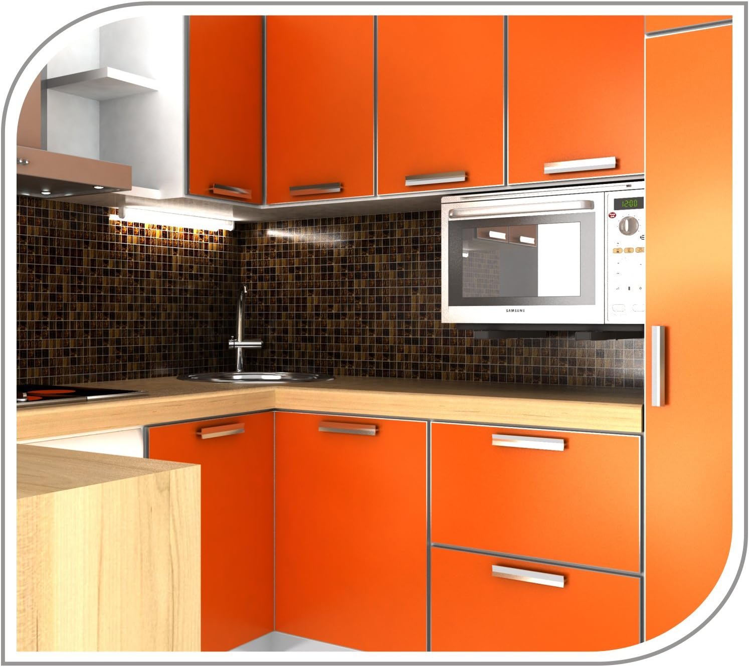 Thumbnail 4 de Support de montage mural PureMounts PM-MWH-01 universel pour micro-ondes, longueur réglable 385 à 535 mm