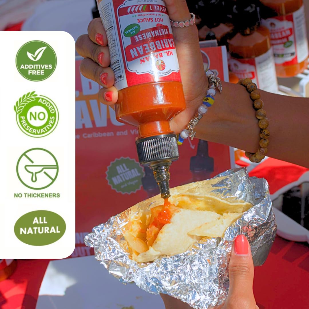 Thumbnail 6 de Mr. Bajan Level 1 Caribbean Vietnamese Hot Sauce, Vegan and Additive-Free