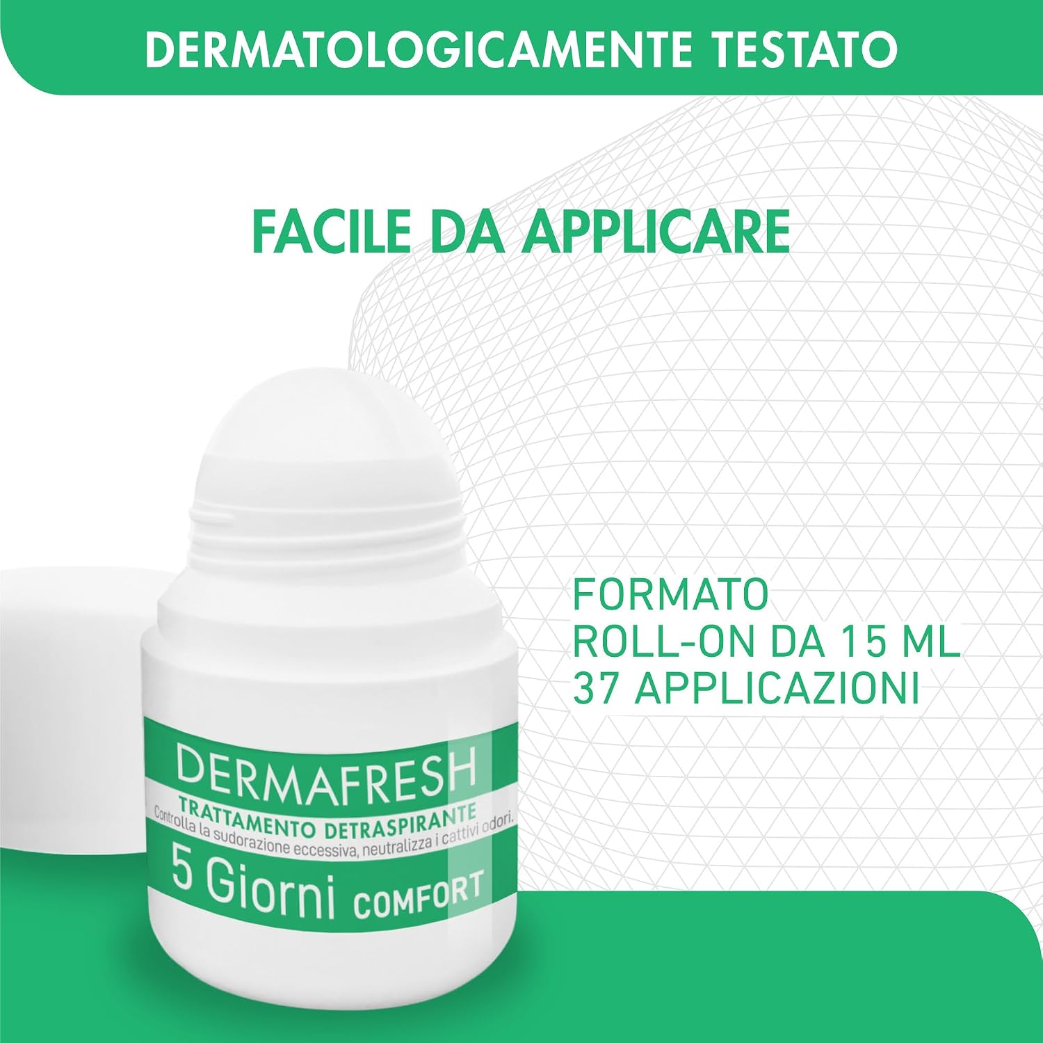 Thumbnail 2 de Dermafresh 5 giorni Comfort: Trattamento detraspirante roll-on 15 ml per pelle sensibile