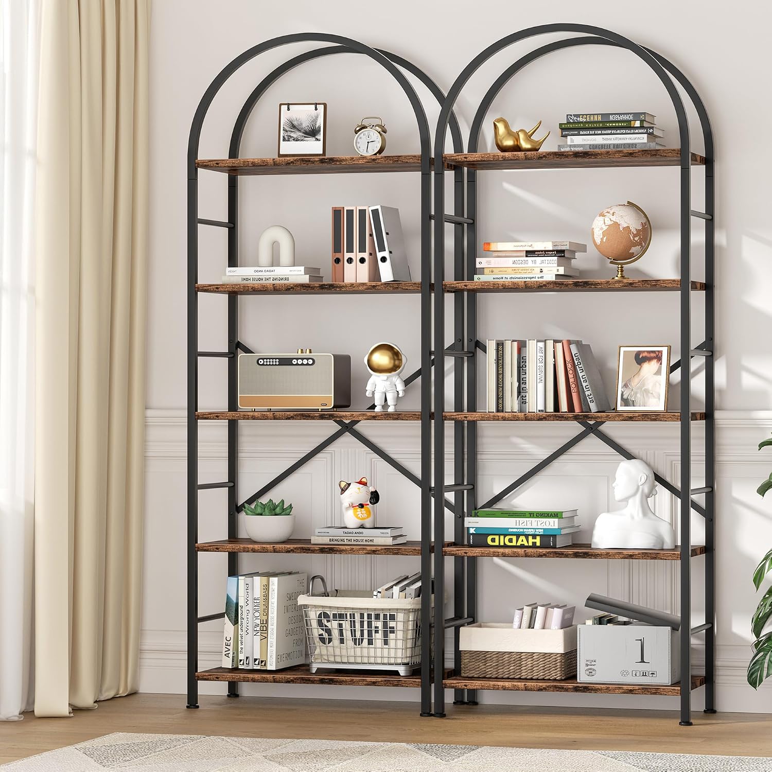 Thumbnail 2 de Shintenchi 5-Tier Bookshelf