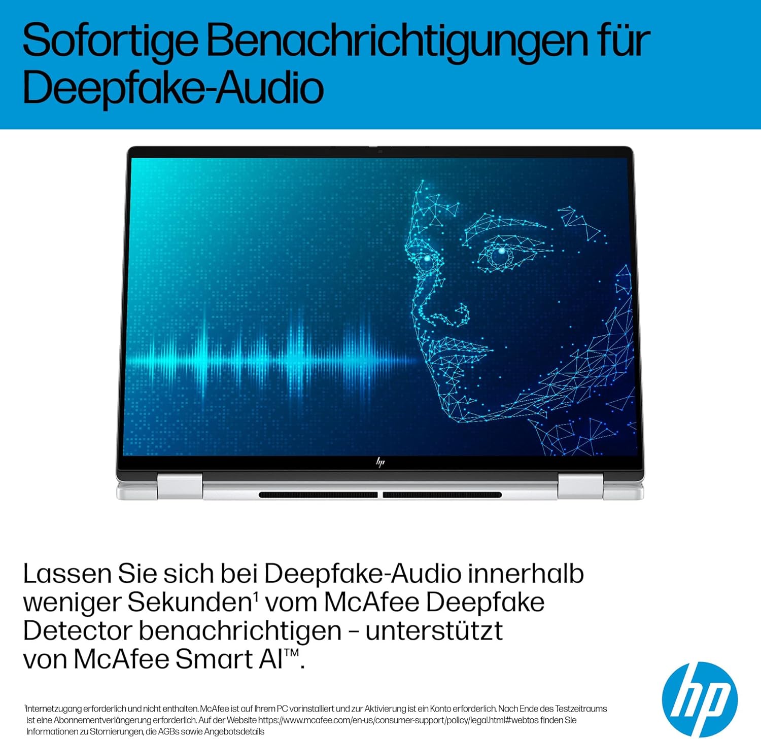 Thumbnail 6 de HP OmniBook X Flip NG AI mit Intel Core Ultra 7 – 16" 3K 2-in-1 Touch, 32 GB RAM, 1 TB SSD, Windows 11 (silber)