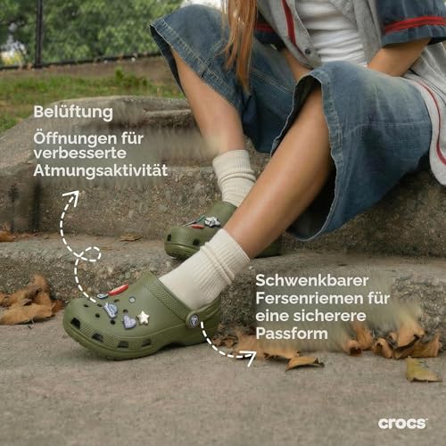 Thumbnail 7 de Crocs Unisex Classic Clog Army Green 33/34 EU – robust, leicht und vielseitig