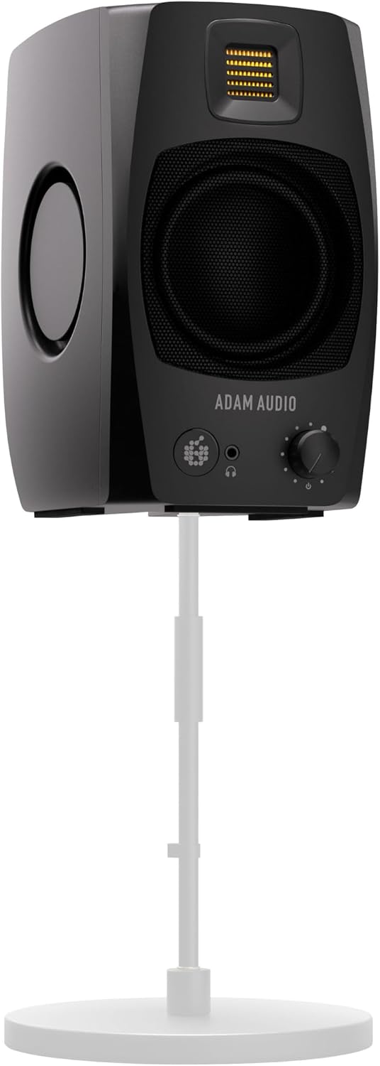 Detalle de ADAM Audio D3V Desktop-Monitorsystem (Paar, schwarz) mit USB-C