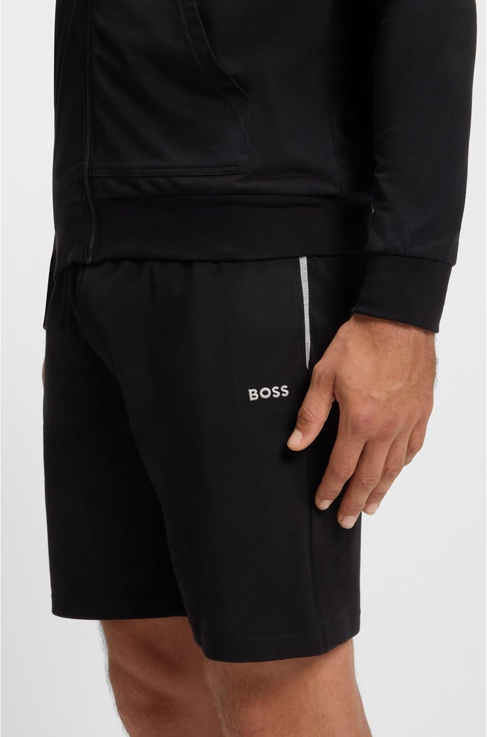 Thumbnail 2 de BOSS Herren Mix&Match Short CW Short – elastische Baumwolle, Kontrast-Logo, Kordelzug