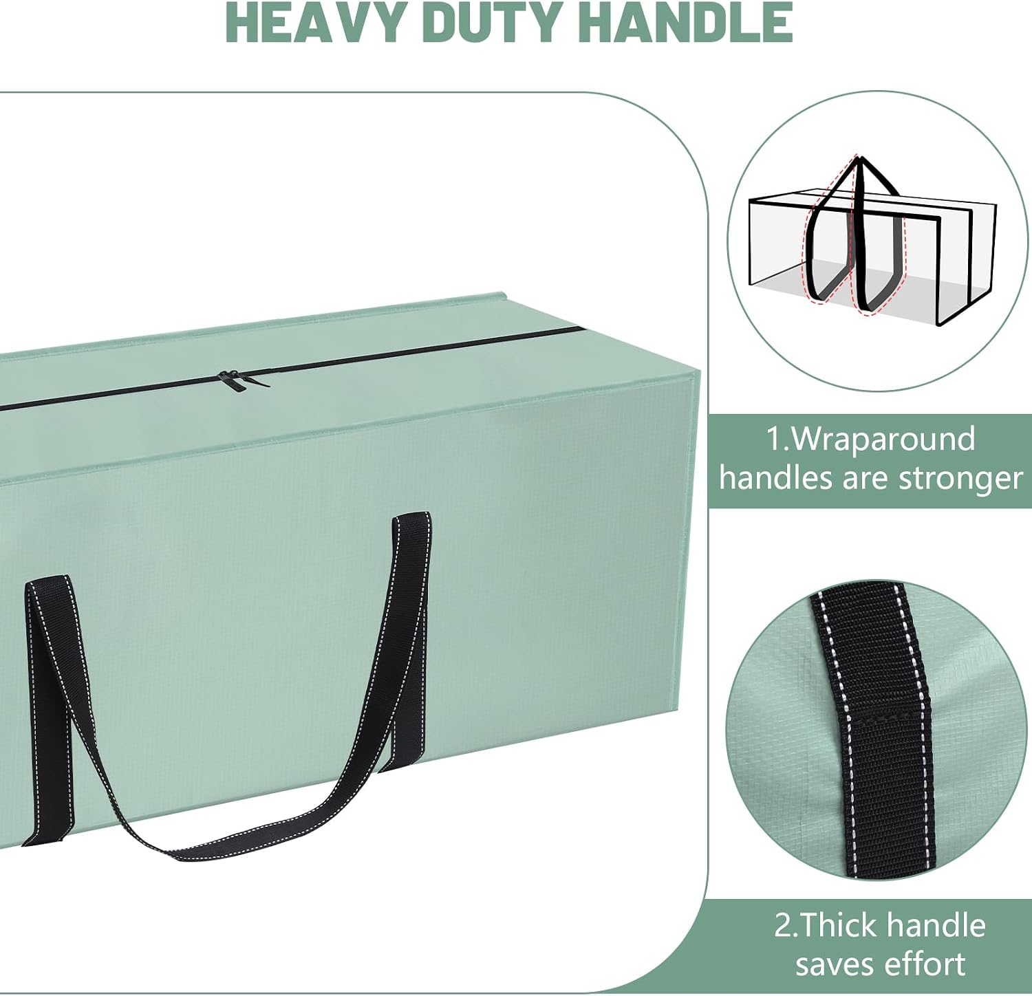 Thumbnail 3 de Dntorx 4 Pack 120L heavy duty moving bags