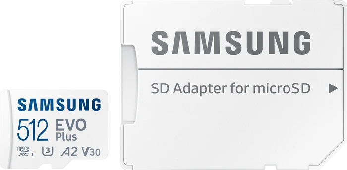 Thumbnail 1 de Samsung microSDXC EVO Plus (2024) 512GB – Speicherkarte für Kamera, Handy, Tablet & Drohne