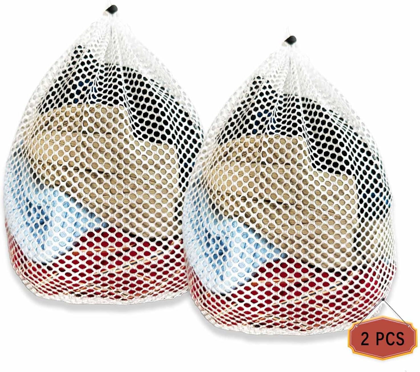 Detalle de Dmjia lalian-30x40 wasnetten, 2 stuks van polyester, 30 x 40 cm