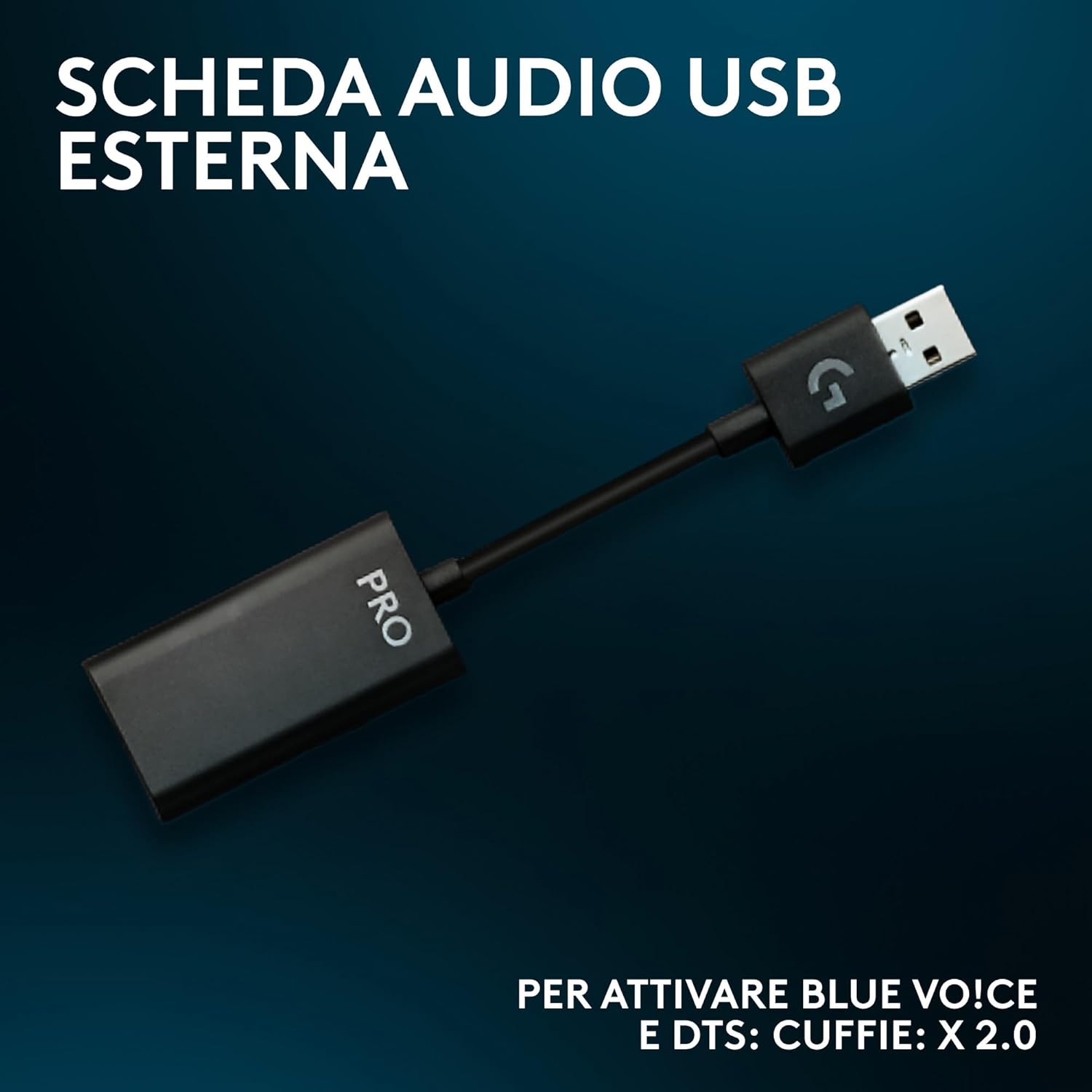 Detalle 2 de Logitech G Pro X SE: cuffie da gioco cablate con microfono staccabile e DAC USB