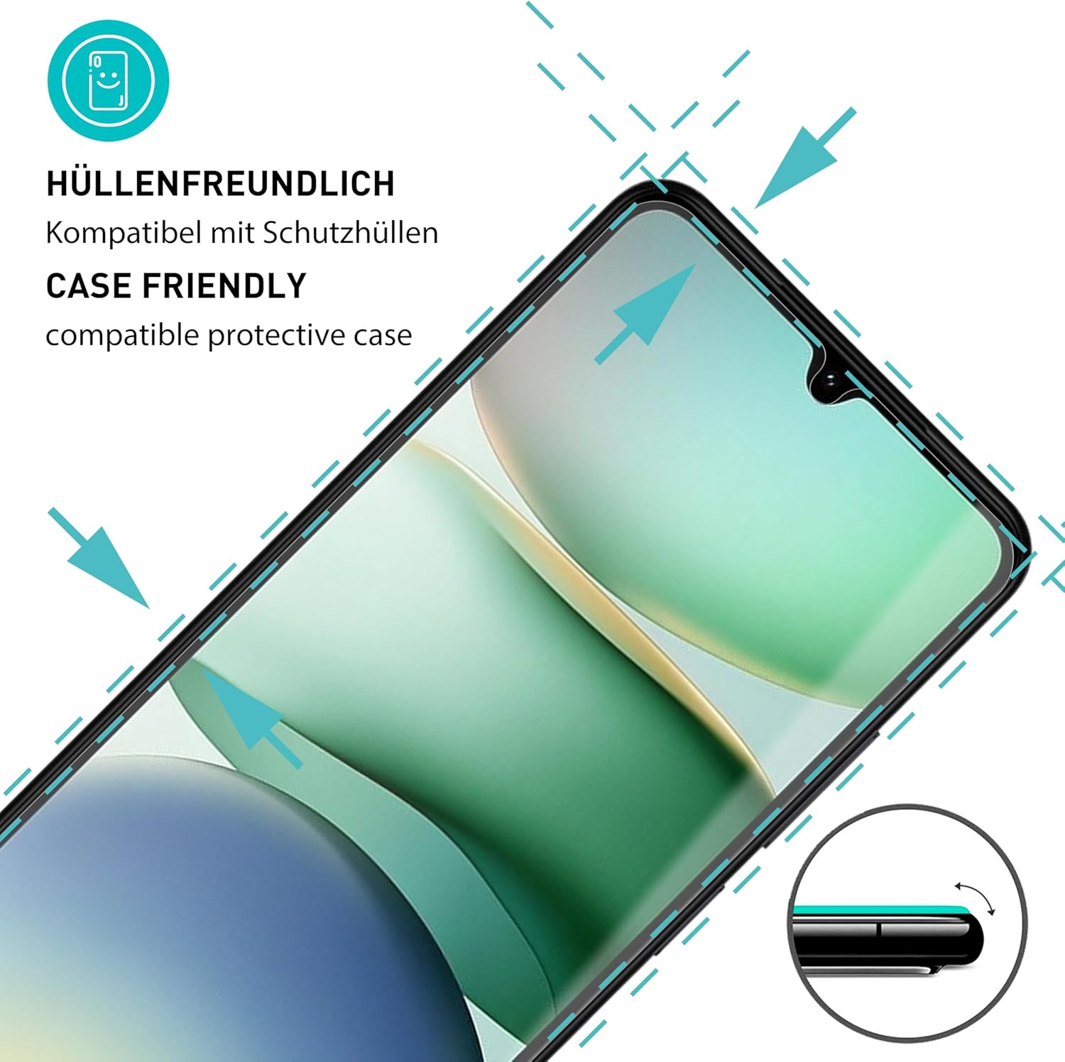 Thumbnail 1 de SmarTect Screen Protector for Xiaomi Redmi A5 4G, 3-Pack, 0.3 mm Glass
