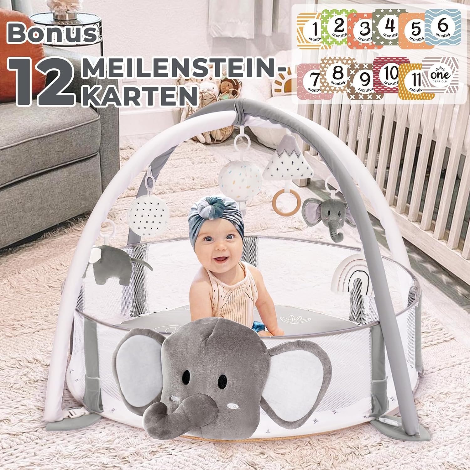 Thumbnail 1 de Mallify Baby Spielbogen 5-in-1