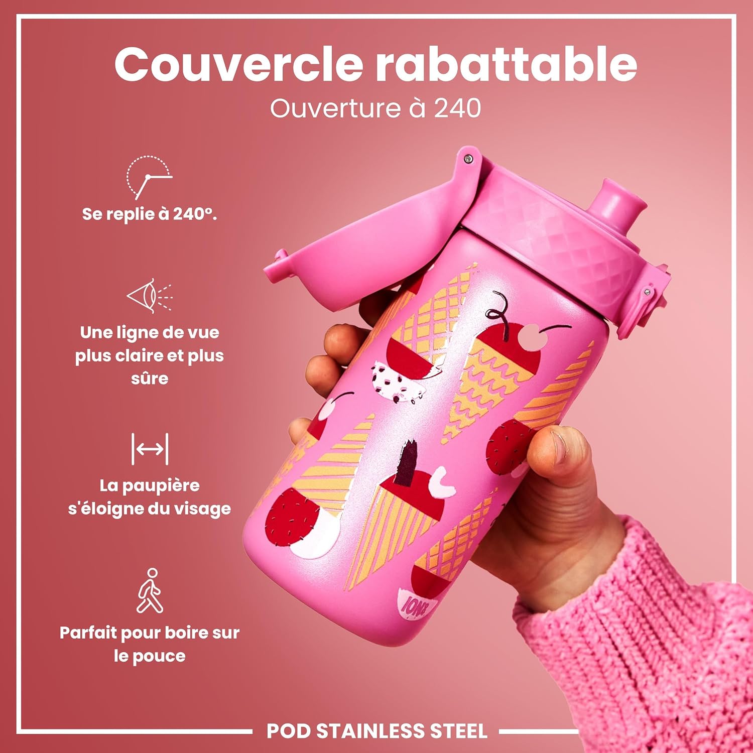 Detalle 2 de Ion8 Gourde Enfant 400ml đ„€