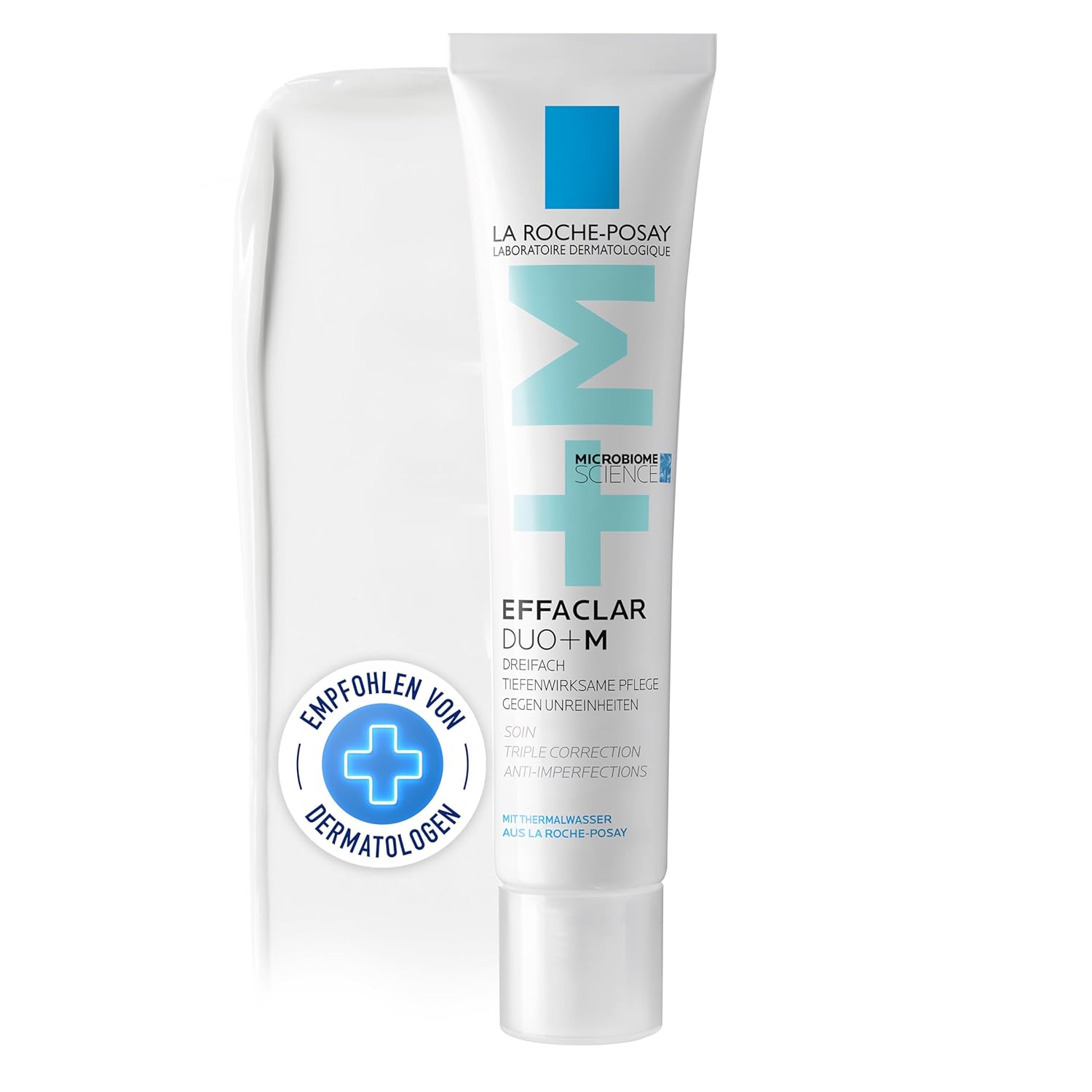 Detalle 2 de La Roche-Posay Effaclar Duo+M Anti-Akne Gesichtscreme, 40 ml – Dreifach wirksame Pflege gegen Unreinheiten