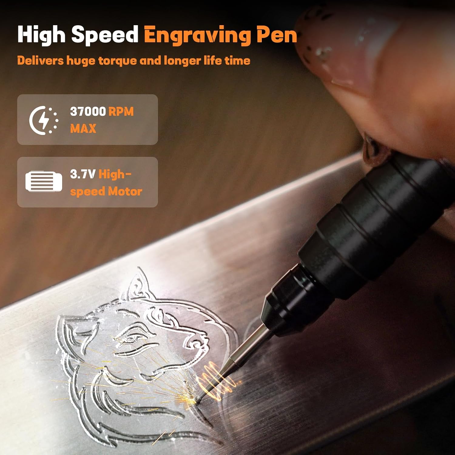 Detalle de HARDELL Penna per Incisione Elettrica 1200 mAh