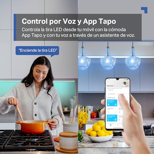 Detalle 2 de Tapo L900-5: Tira LED Inteligente WiFi multicolor RGB para decorar y adaptar ambientes