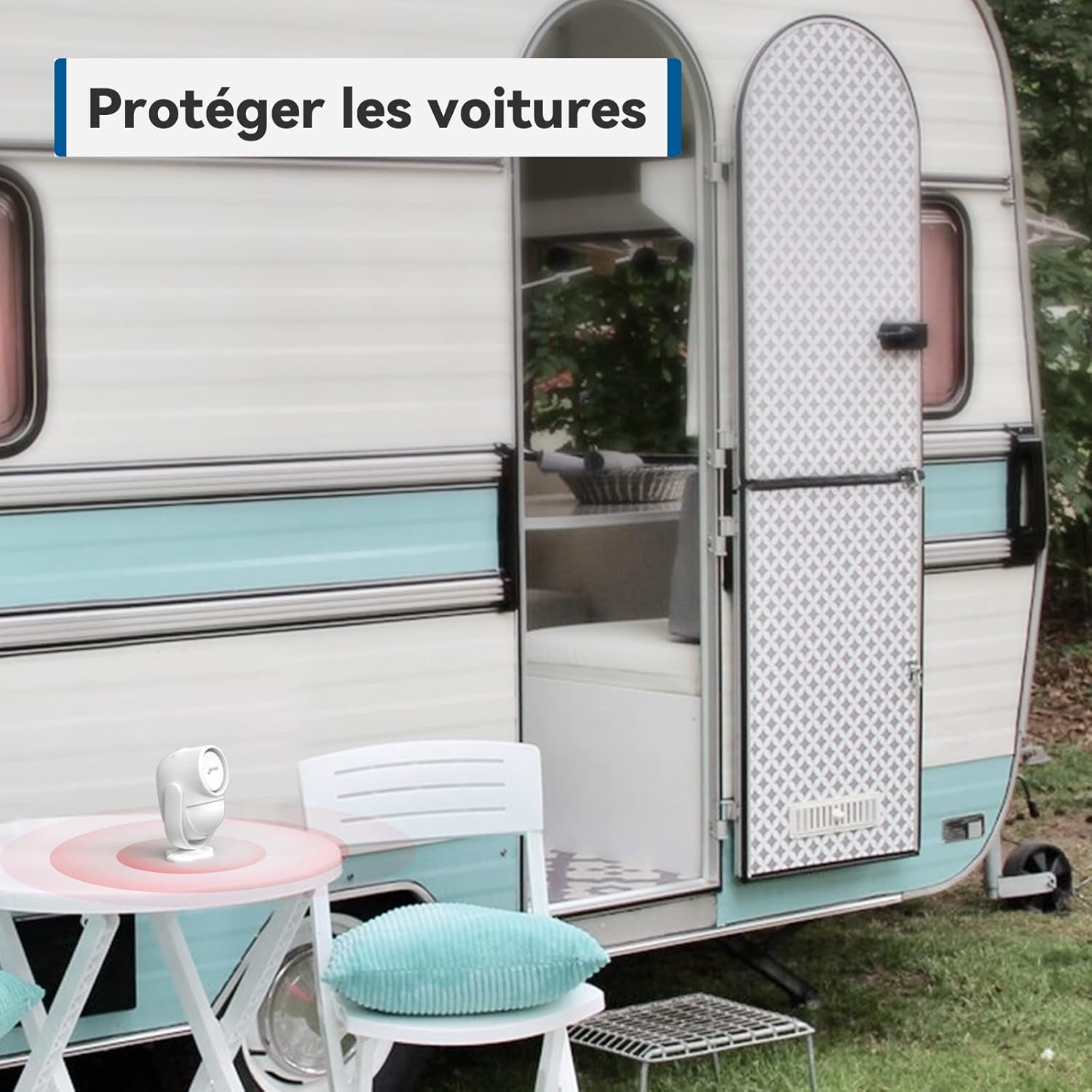 Thumbnail 6 de CPVAN Alarme détecteur de mouvement intérieur sans fil avec sirène 125 dB