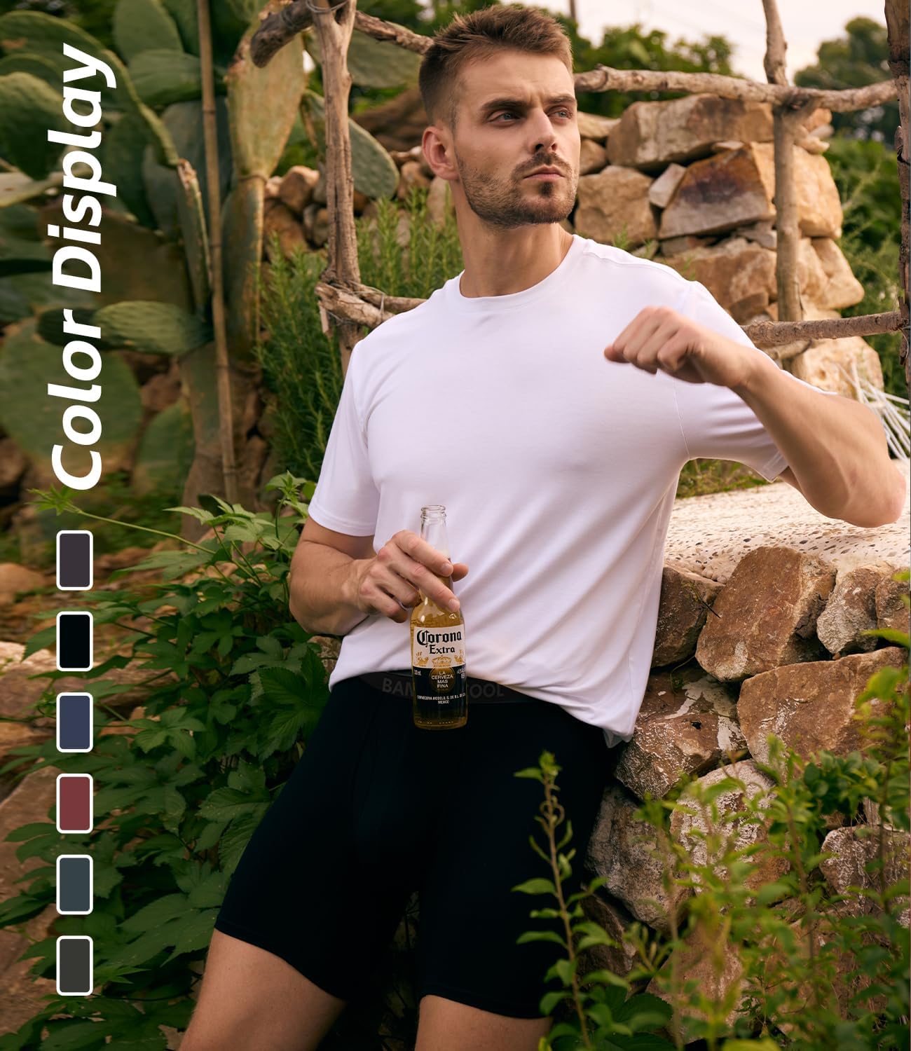 Thumbnail 4 de BAMBOO COOL Men's Breathable Boxer Briefs with Fly - 7 Pack Review