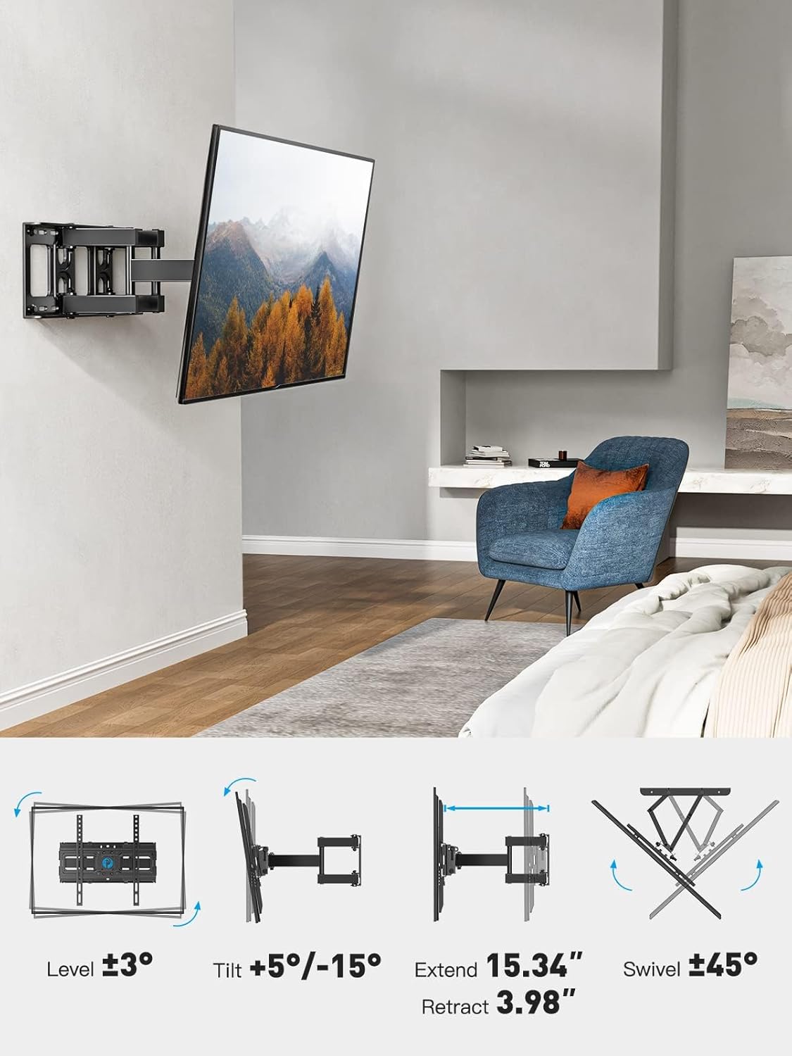 Thumbnail 5 de Pipishell TV Wall Mount 26-74 inch
