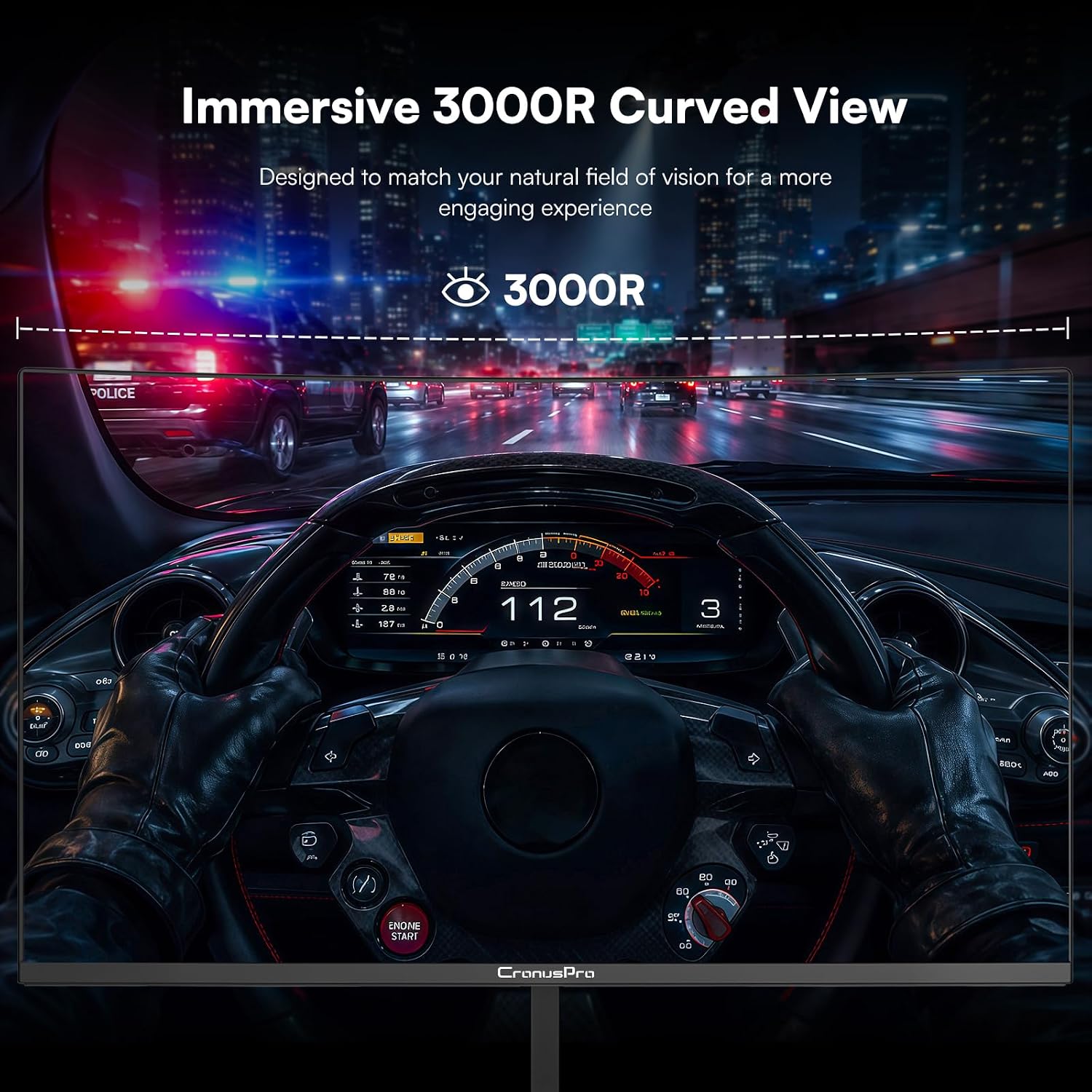 Thumbnail 6 de 24 Inch CronusPro curved 200Hz gaming monitor