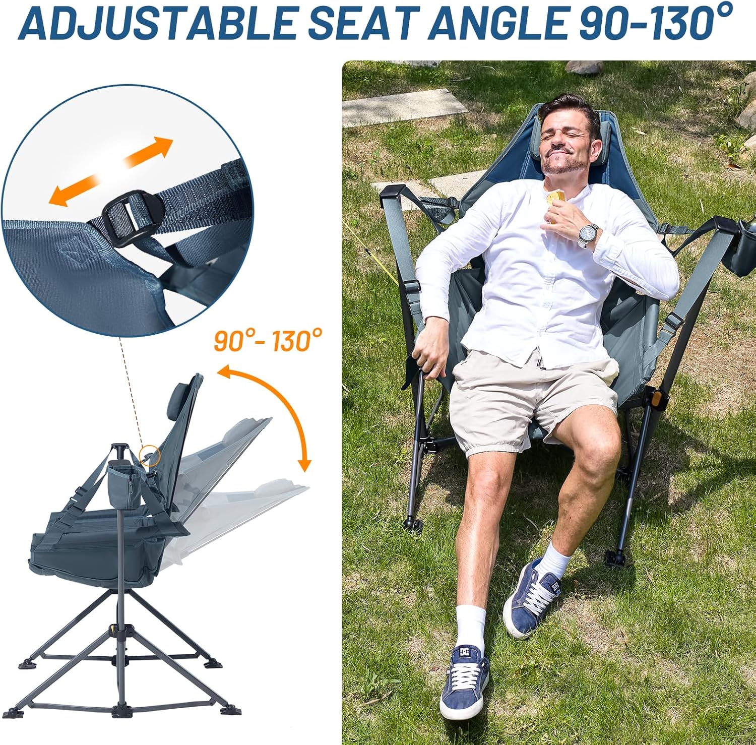 Detalle 2 de TIMBER RIDGE Hammock Camping Chair 350 lb Capacity