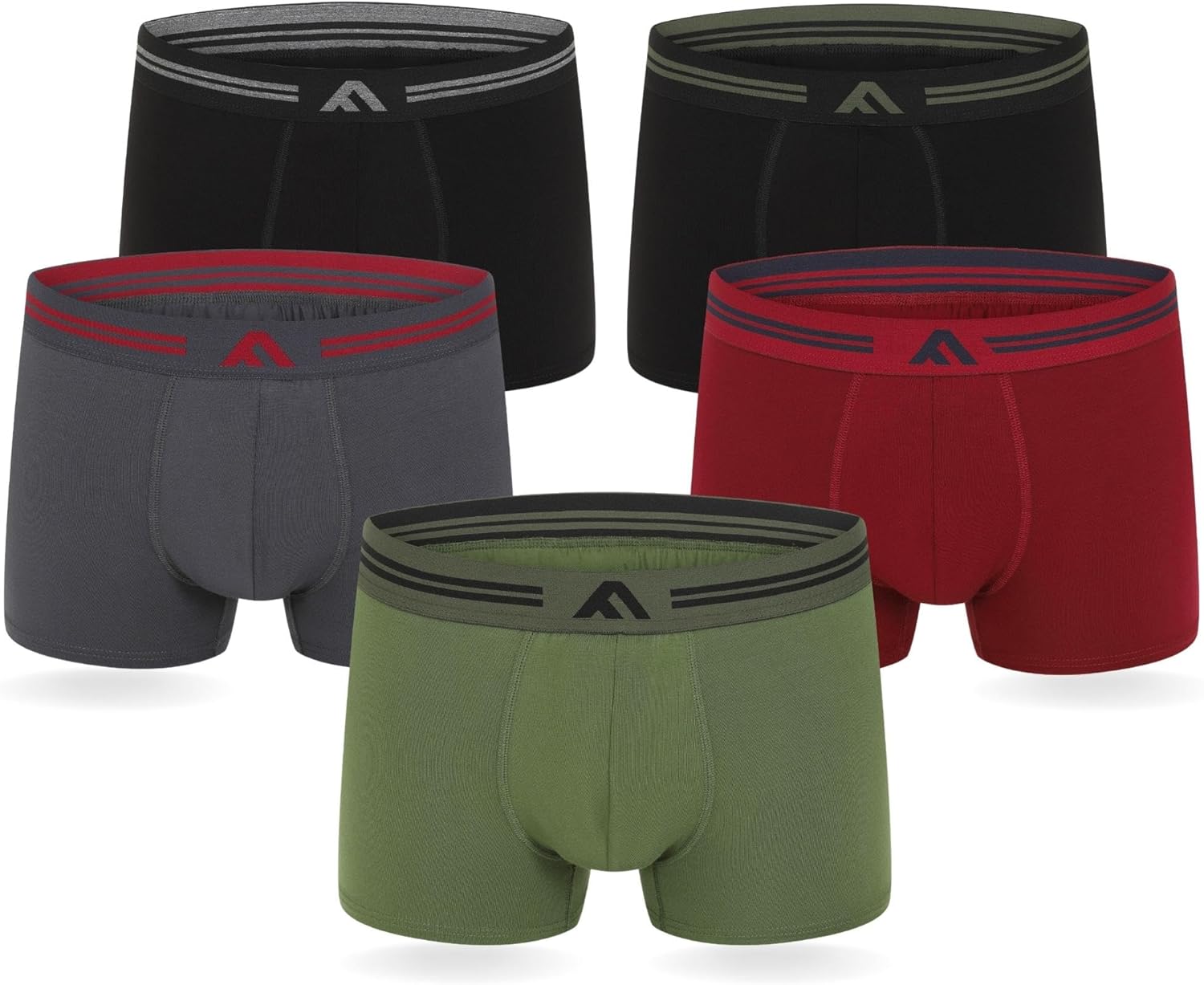 Thumbnail 6 de FM London – Lot de 5 Boxers très Doux en Bambou, sans étiquette, coupe élastique, pour Homme