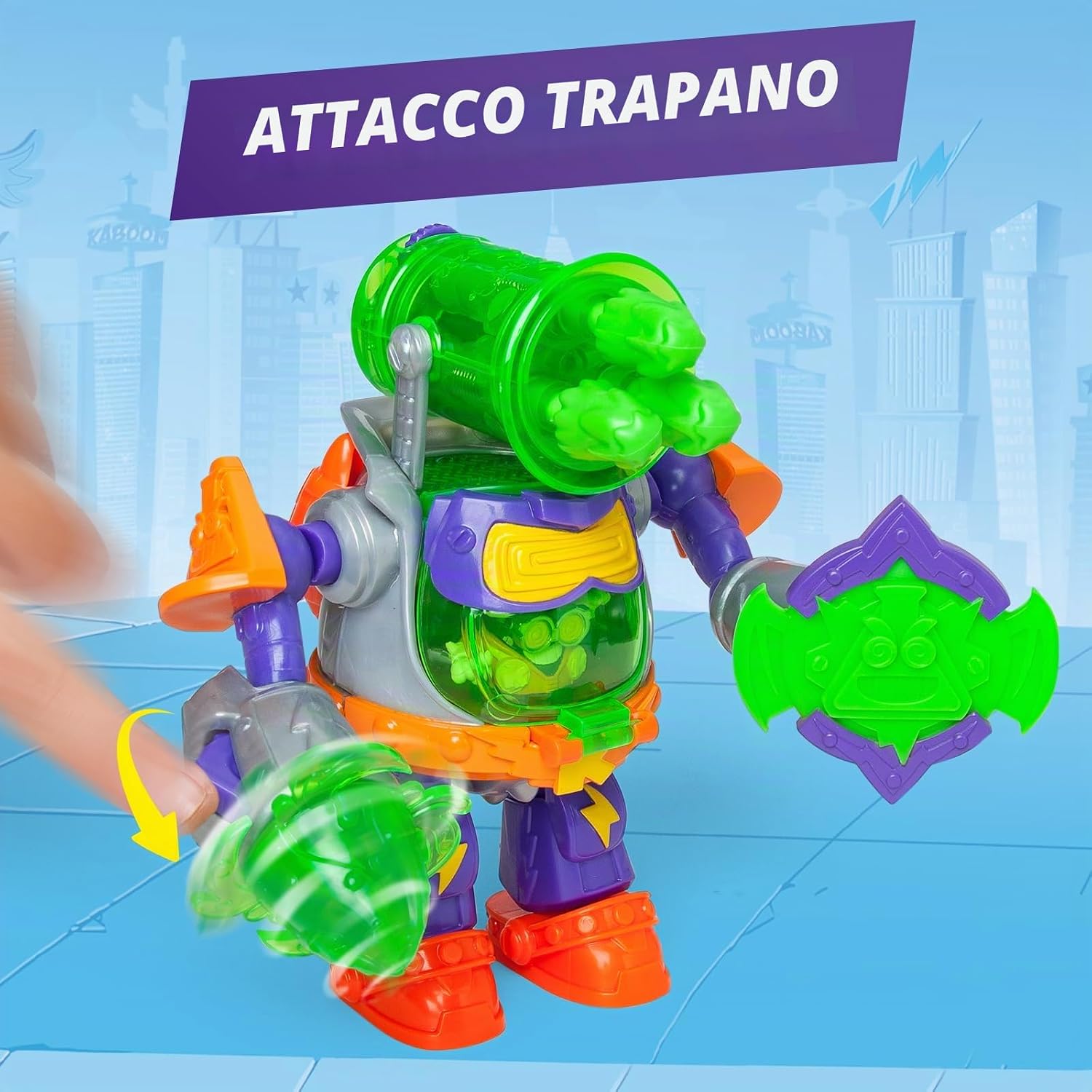 Thumbnail 6 de SUPERTHINGS Ultra Striker Professor K (Kazoom Power) con robot, Professor K esclusivo e 3 proiettili