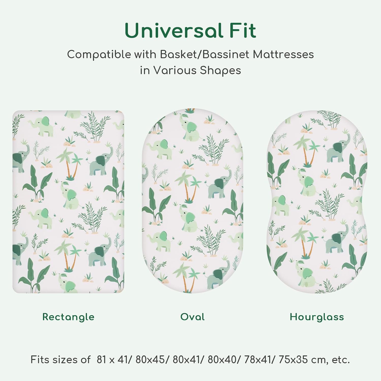 Thumbnail 1 de Lot de 2 Draps Housse Cododo 41x81 cm Yukkidds – Microfibre Ultra-Douce et Élastique 360°