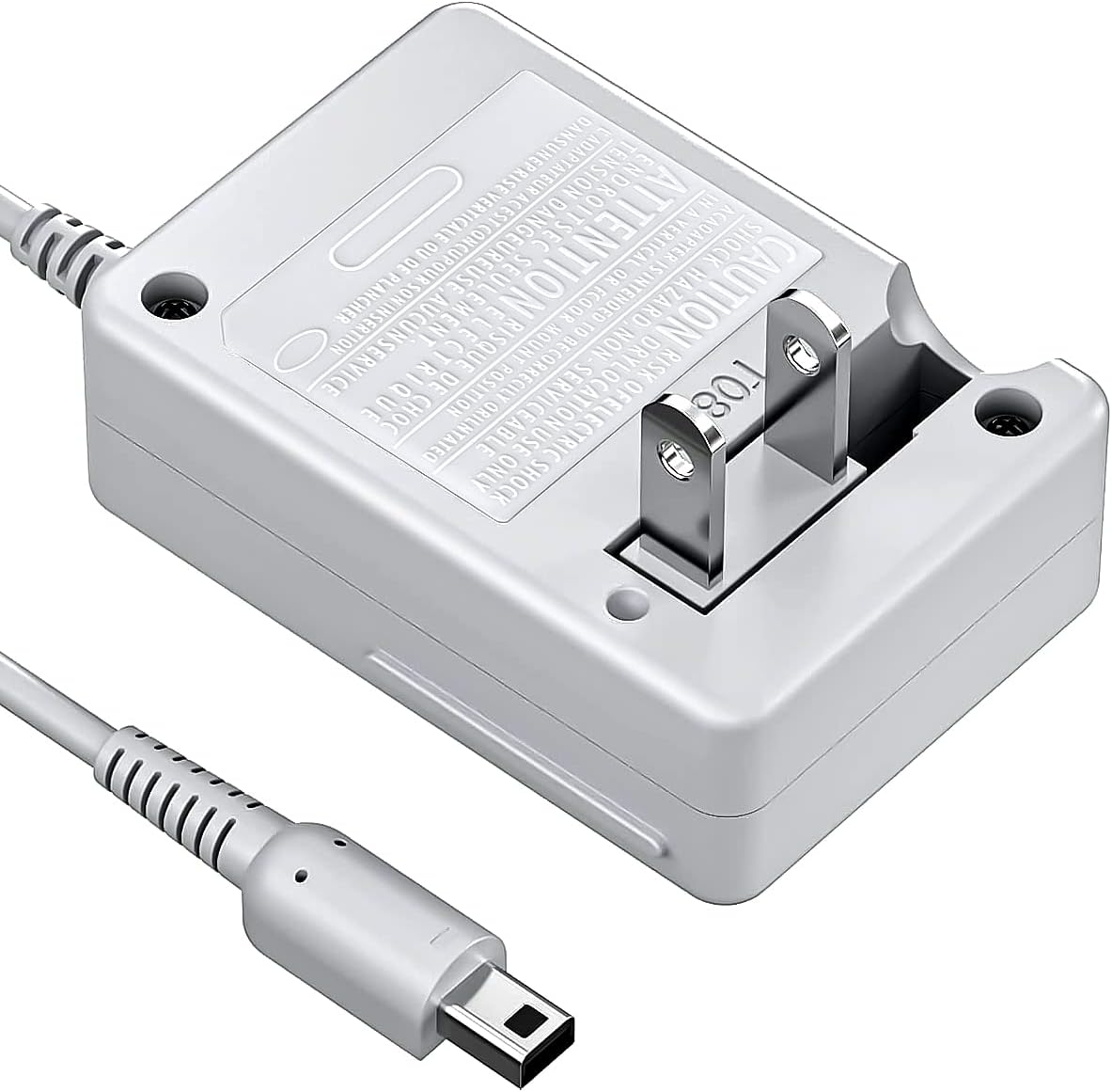 Detalle de VOYEE 3DS Charger 100-240V Wall Plug Adapter 🔌