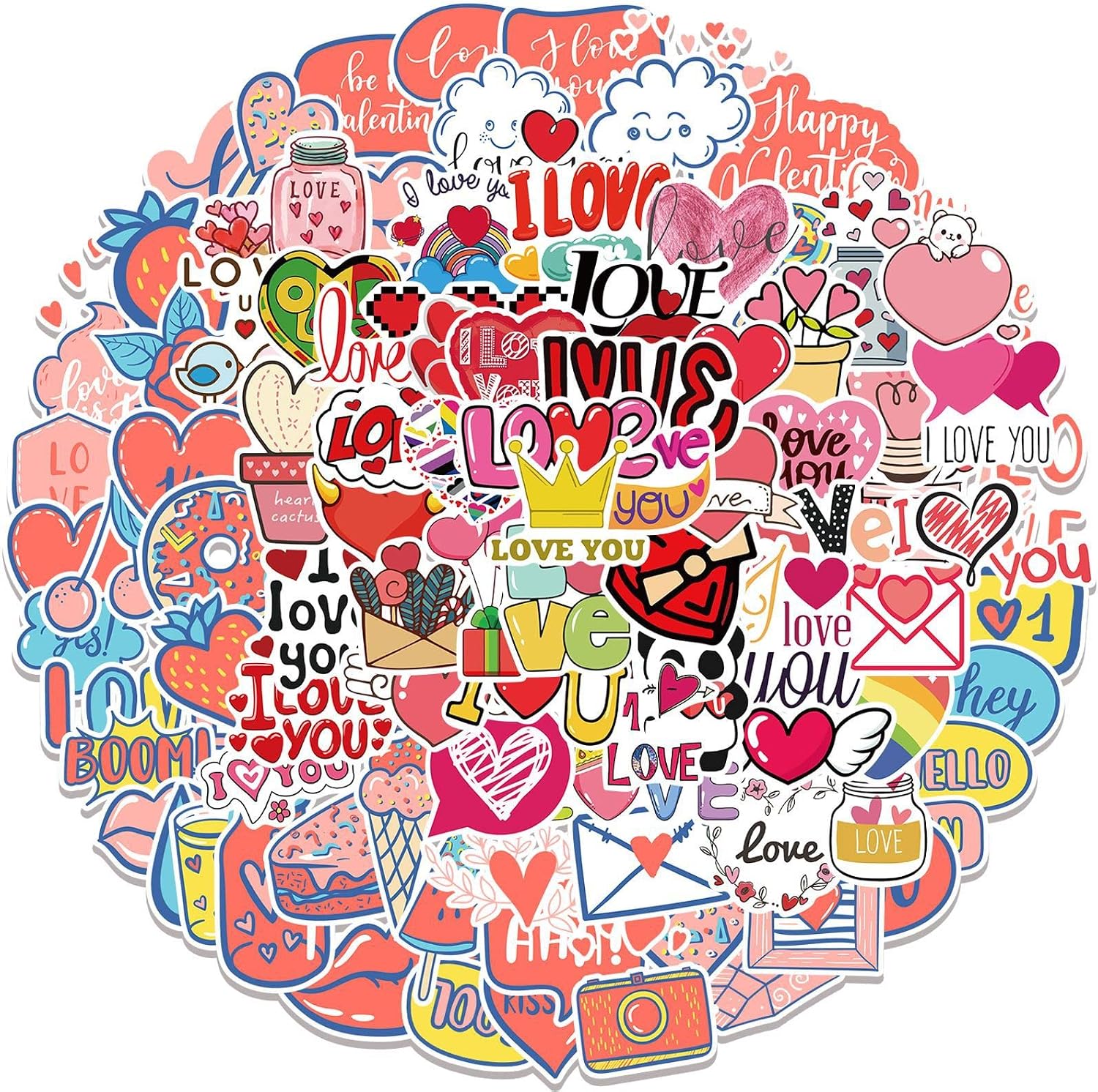 Detalle de Vinyl Stickers 50-Piece Pack
