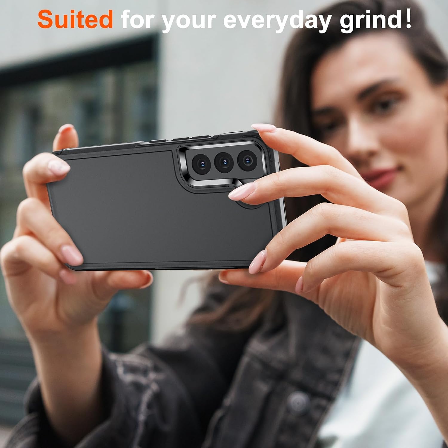 Thumbnail 6 de zapica Designed for Samsung Galaxy S22 Case Military Drop Protection, Dual Layer